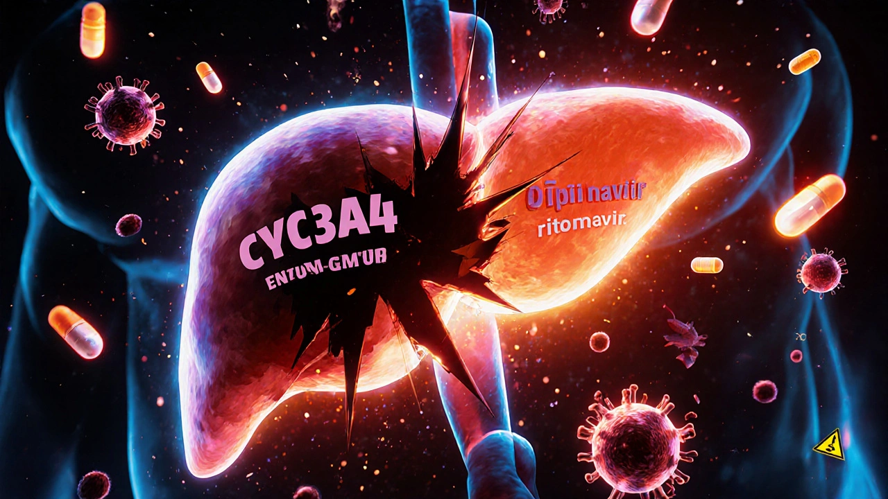 Lopinavir/Ritonavir Boosting: How CYP3A4 Interactions Impact Drug Safety and Efficacy