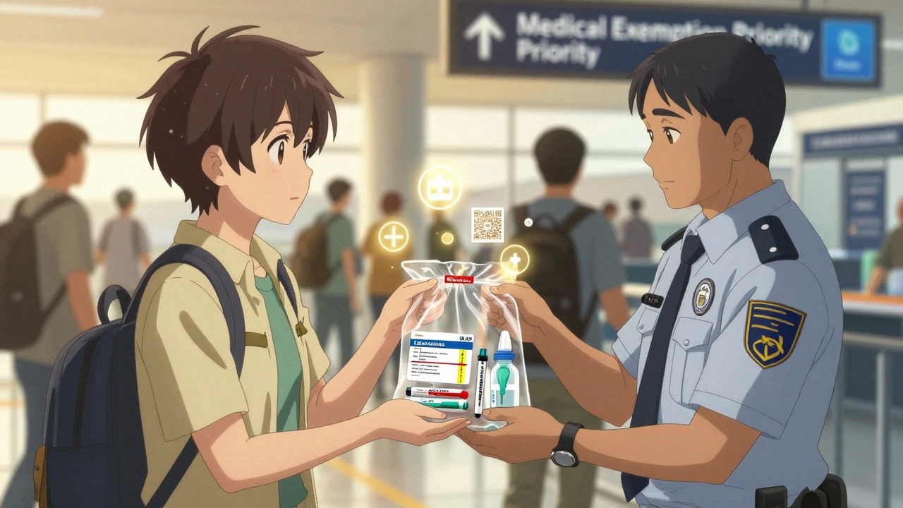 How to Clear Security with Liquid Medications and Supplies at the Airport